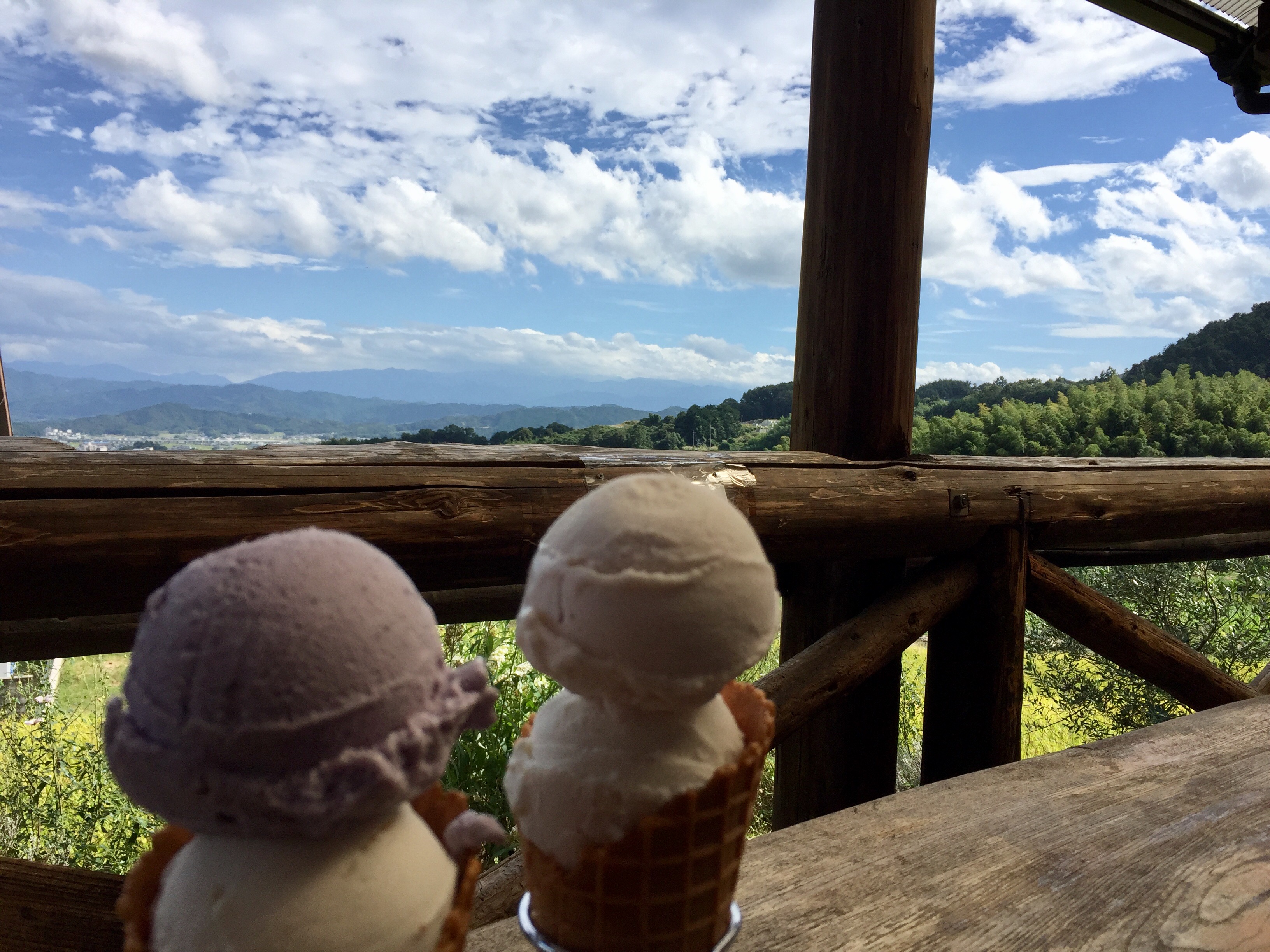 ラッテ高松でアイスクリームを食べました。