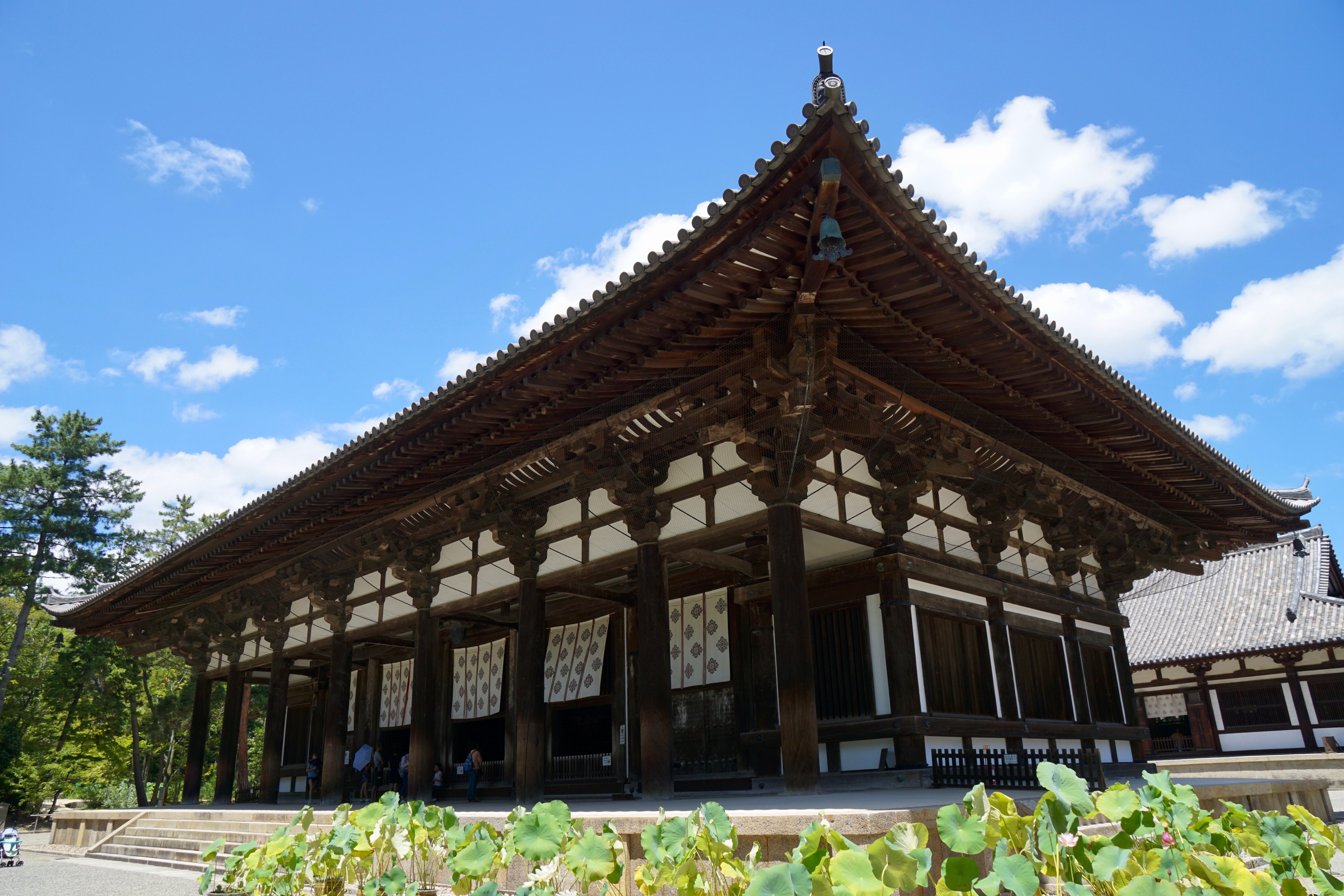 金堂　奈良時代の建物です。