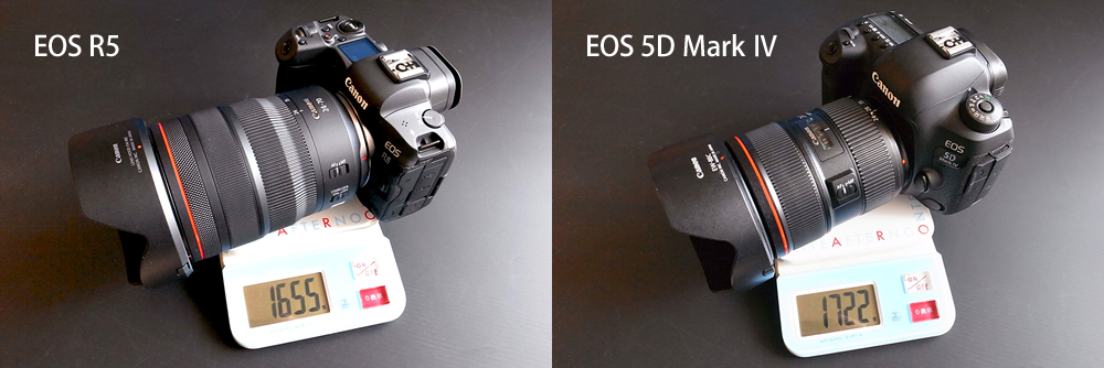 EOS R5 と EOS 5D Mark Ⅳ　比較レビュー