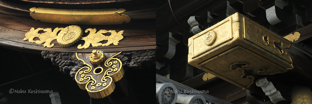 西本願寺　阿弥陀堂門（あみだどうもん）　錺金具　飾り金具