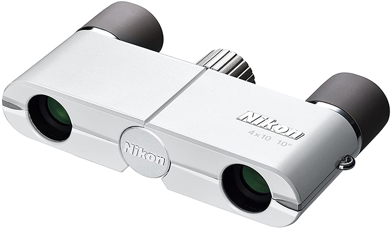 Nikon 双眼鏡 遊 4X10D CF ダハプリズム式 4倍10口径 ホワイト 4X10DCF