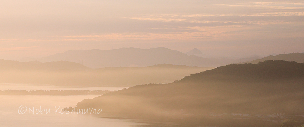 大内峠一字観公園キャンプ場　コテージからの眺望　朝日　日の出も見れる　ブログ　レビュー