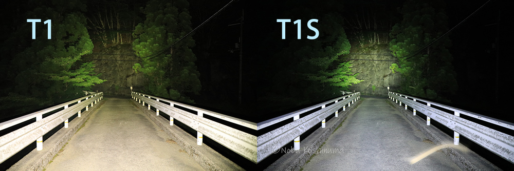 ThruNite「 T1 」と「 T1S 」の違い